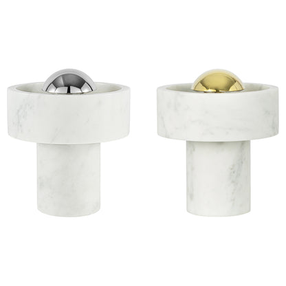 Stone Portable Lamp - Silver