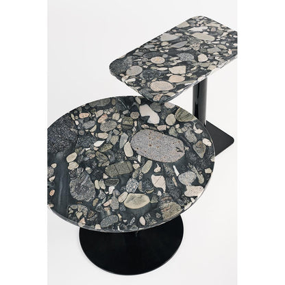 Stone Rectangle Table - Pebble Marble
