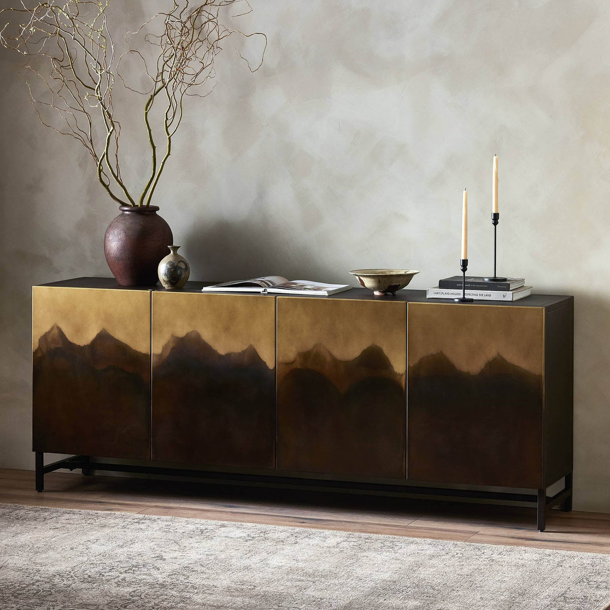 Stormy Sideboard - Aged Brown