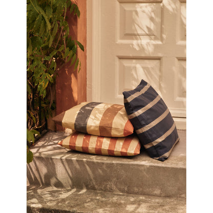 Strand Outdoor Cushion - Burnt Ochre, Parchment