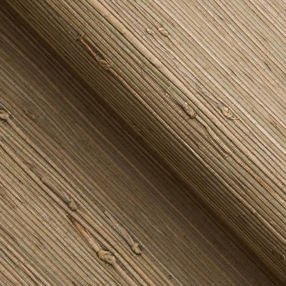 Stranded Knotted Rushcloth Grasscloth Wallpaper - Warm Taupe