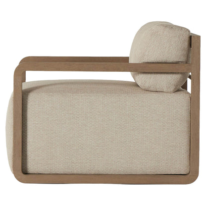 Stroud Outdoor Swivel Chair - Faye Sand