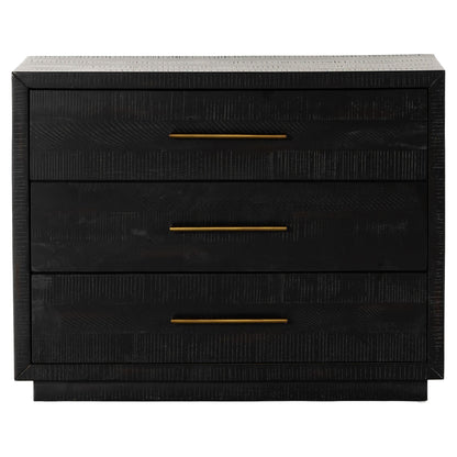 Suki Large Nightstand - Burnished Black