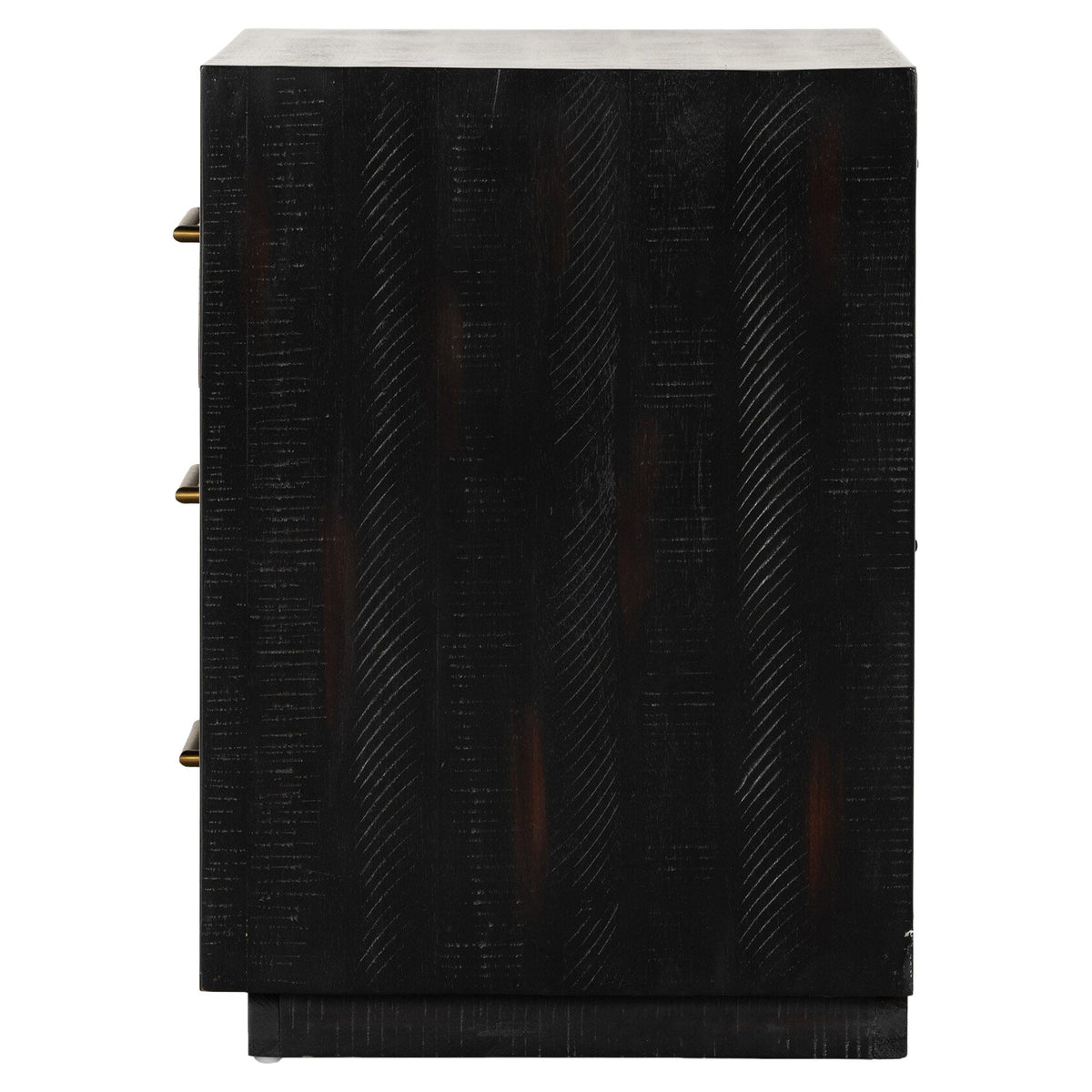 Suki Large Nightstand - Burnished Black