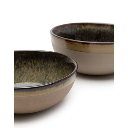 Surface Indi Gray Bowl Set of 4 - Medium