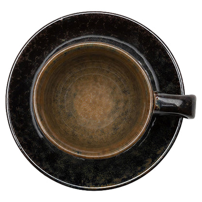 Surface Indi Gray Coffee Cup and Saucer - Set of 4