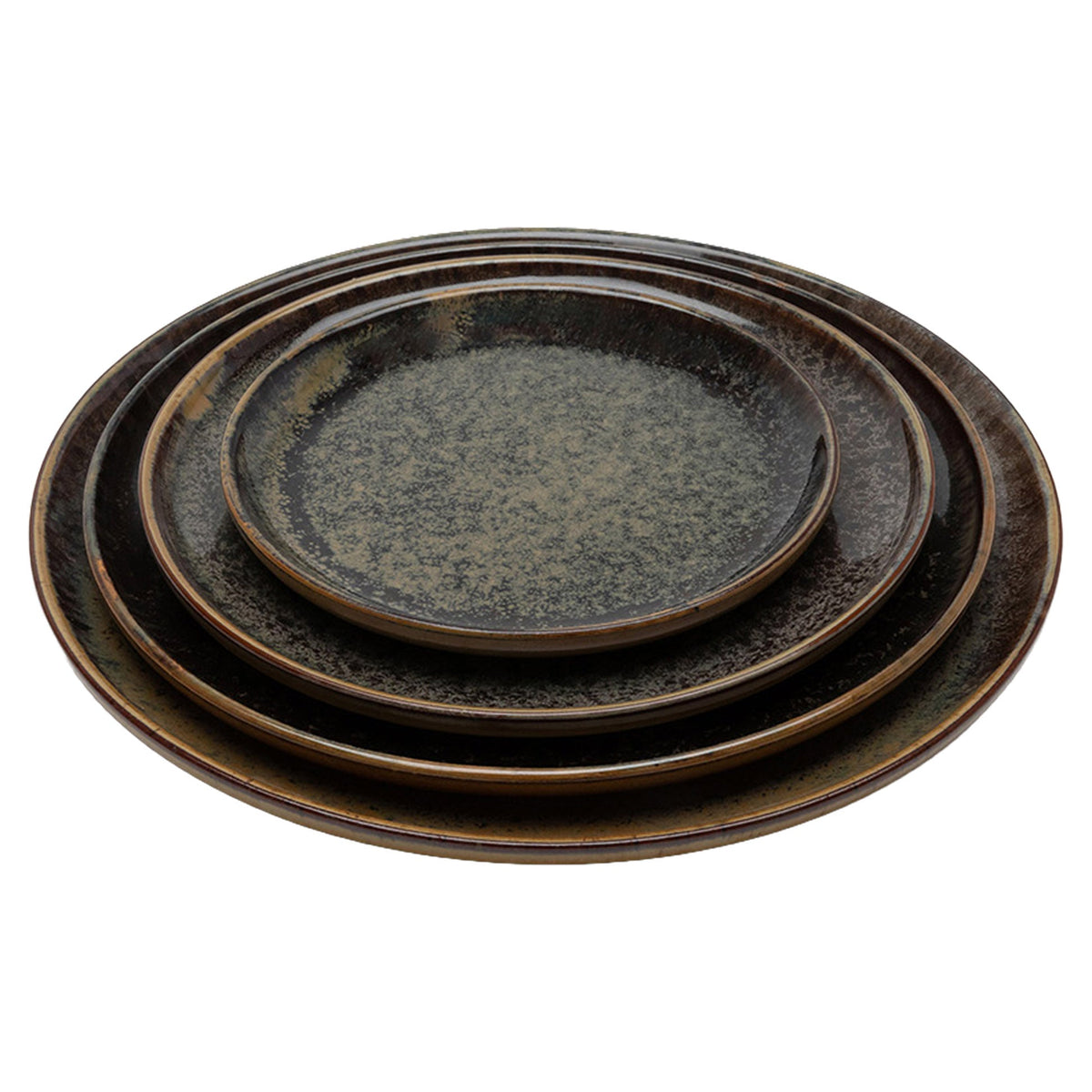 Surface Indi Gray Dessert Plate Set of 4