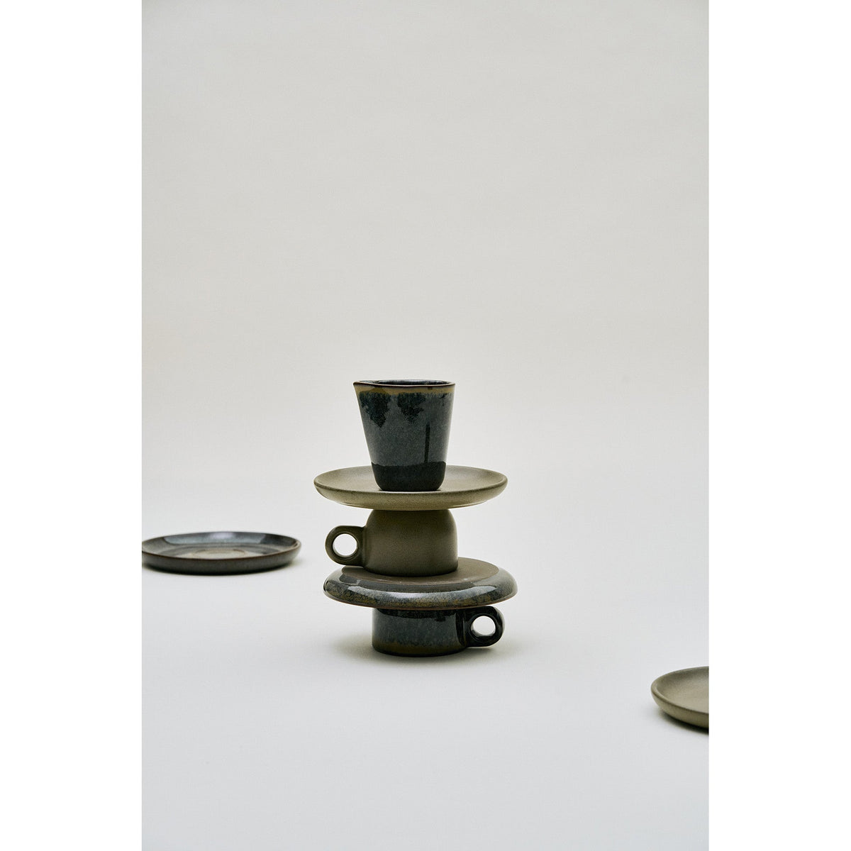 Surface Indi Gray Mug Set of 4 - Small