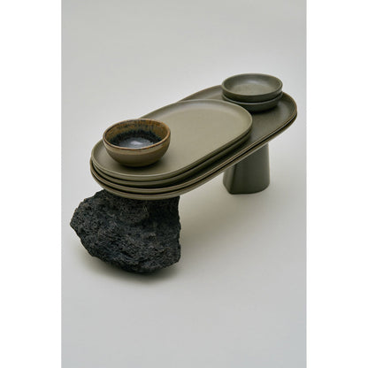 Surface Indi Gray Serving Plate - Medium