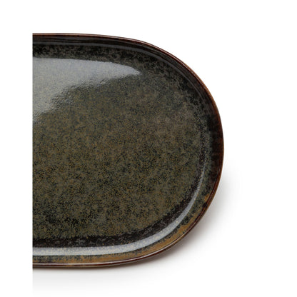 Surface Indi Gray Tapas Plate Set of 2 - Small