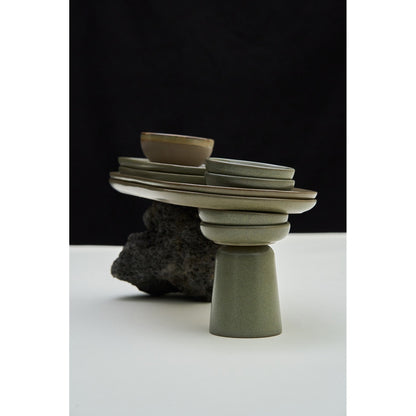 Surface Indi Gray Tapas Plate Set of 2 - Small