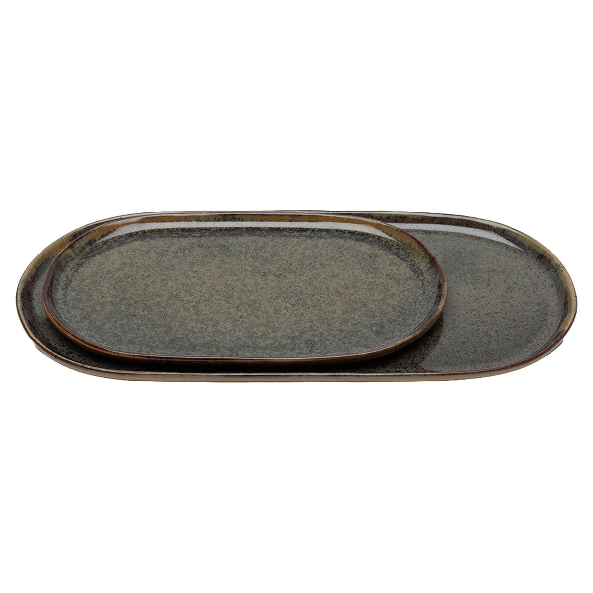 Surface Indi Gray Tapas Plate Set of 4 - Large