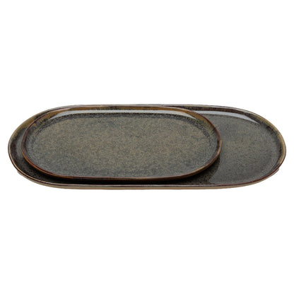 Surface Indi Gray Tapas Plate Set of 4 - Large