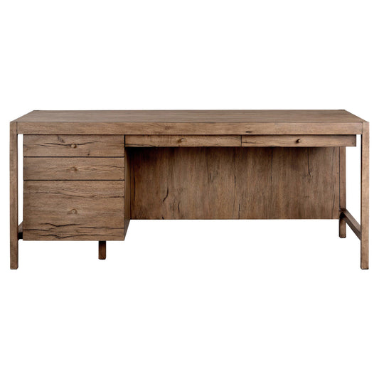 Suspension Desk - Rustic Gray Veneer