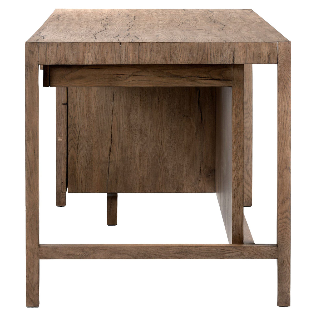 Suspension Desk - Rustic Gray Veneer