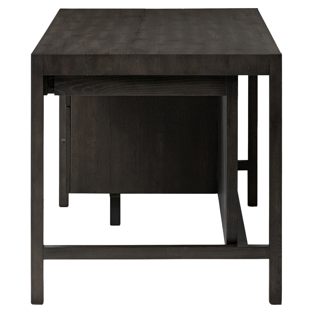 Suspension Desk - Smoked Black Veneer
