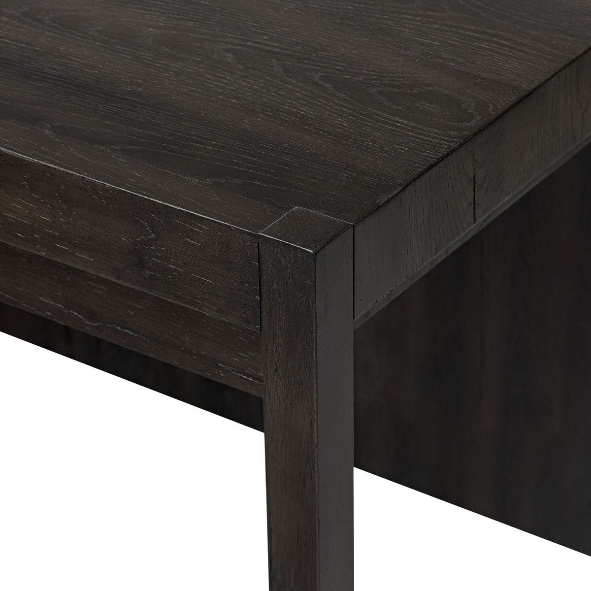 Suspension Desk - Smoked Black Veneer