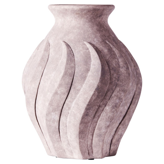 Swirl Large Vase - Gray