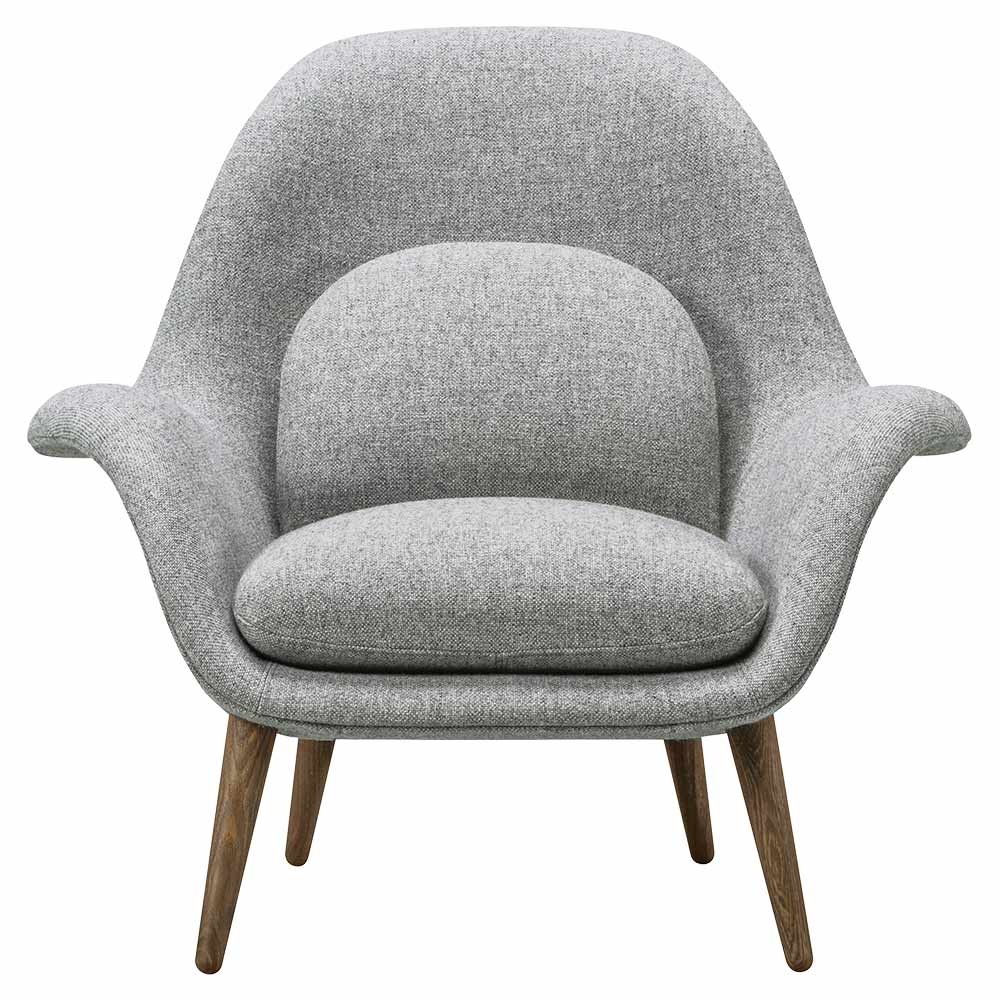 Swoon Lounge Chair - Hallingdal 65, Smoked Oiled Oak