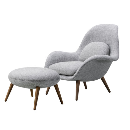 Swoon Lounge Chair - Hallingdal 65, Smoked Oiled Oak
