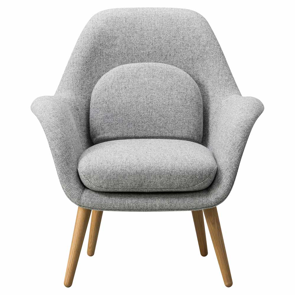 Swoon Lounge Chair Petit - Hallingdal 65 130, Oiled Oak