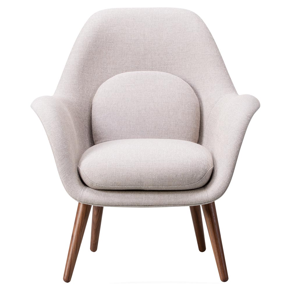 Swoon Lounge Chair Petit - Sunniva 3 717, Lacquered Walnut