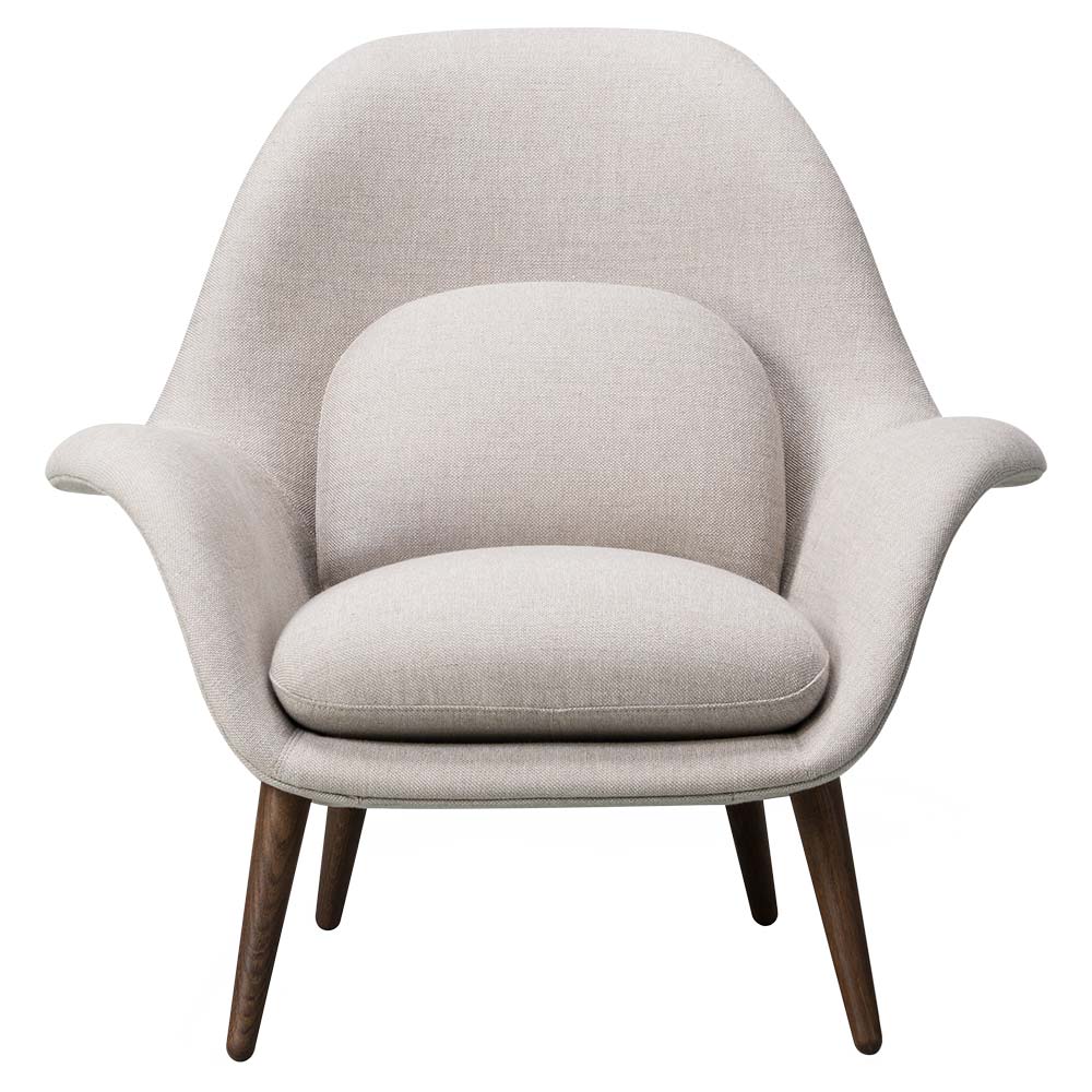 Swoon Lounge Chair - Sunniva 2 717, Oak Smoked Stained Lacquered