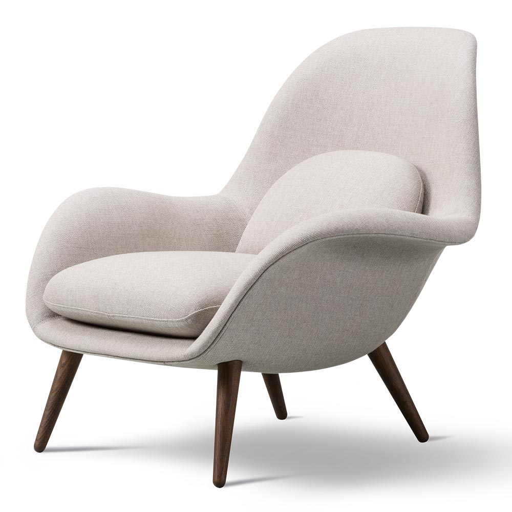 Swoon Lounge Chair - Sunniva 2 717, Oak Smoked Stained Lacquered