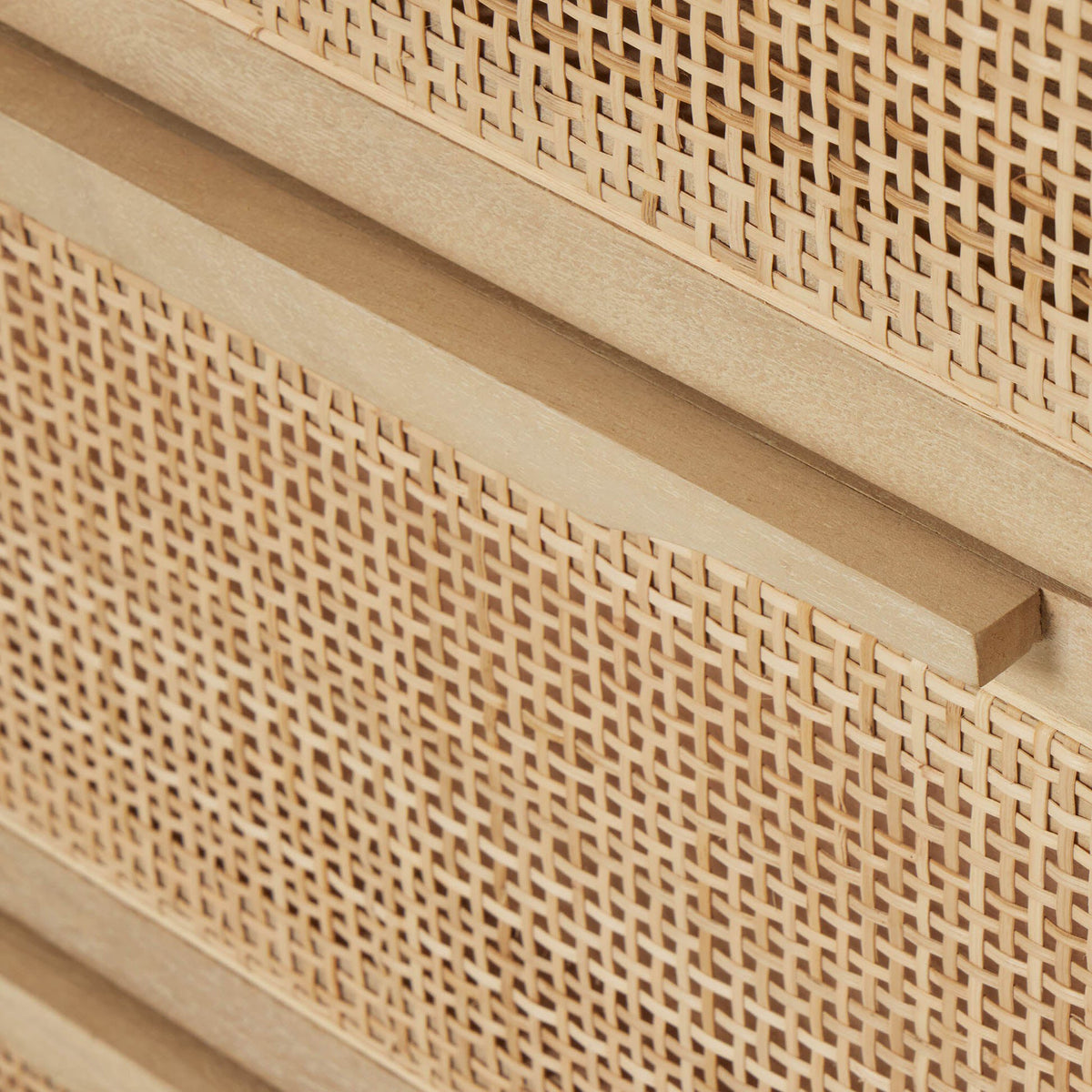 Sydney 9 Drawer Dresser - Natural Cane