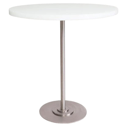 Table 57 - 27.56"W, White, Stainless Steel