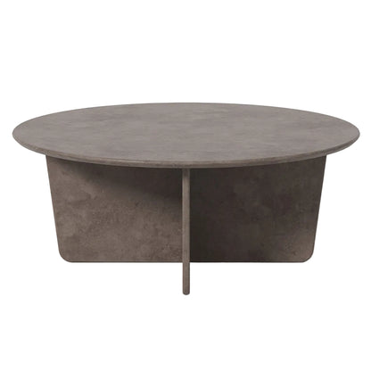 Tableau Round Coffee Table - Dark Atlantico Limestone