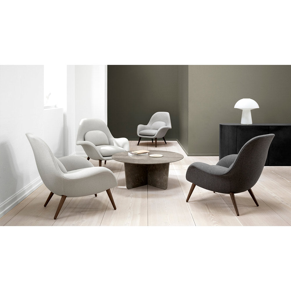 Tableau Round Coffee Table - Dark Atlantico Limestone