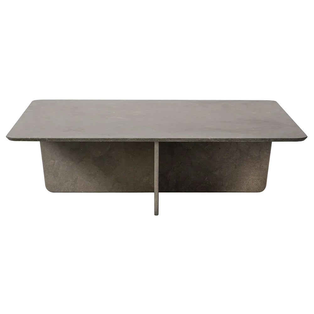Tableau Square Coffee Table - Dark Atlantico Limestone