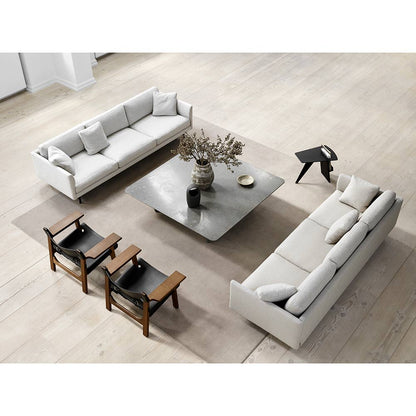 Tableau Square Coffee Table - Dark Atlantico Limestone