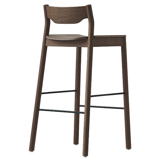 Tangerine Stool With Back - Umber