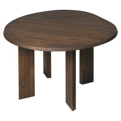 Tarn Dining Table - 45.3", Dark Stained Beech