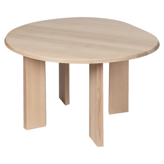 Tarn Dining Table - 45.3", White Oiled Beech