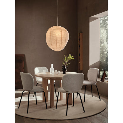 Tarn Dining Table - 45.3", White Oiled Beech