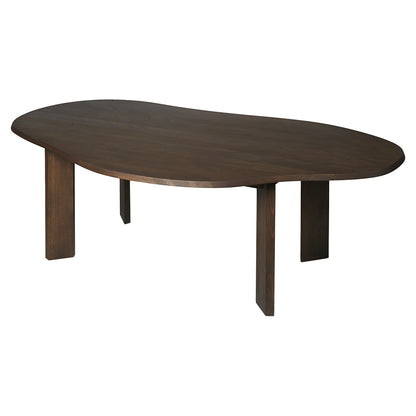 Tarn Dining Table - 86.6", Dark Stained Beech