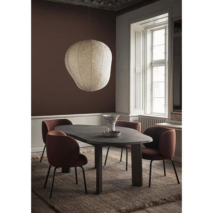 Tarn Dining Table - 86.6", Dark Stained Beech