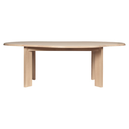 Tarn Dining Table - 86.6", White Oiled Beech