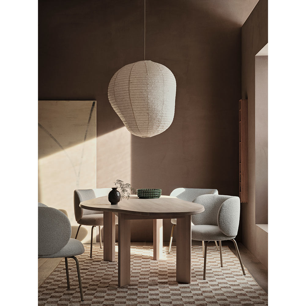 Tarn Dining Table - 86.6", White Oiled Beech