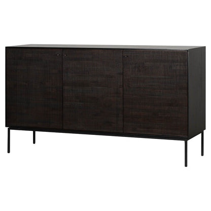 Grooves Sideboard - 3 Doors, Teak