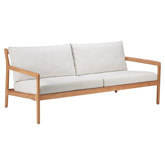 Teak Jack Outdoor 2 Seater - Off White