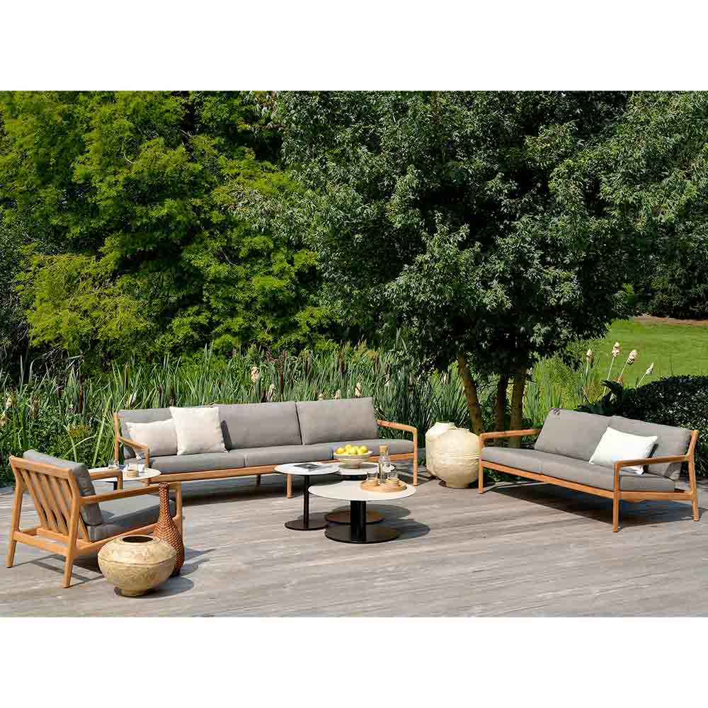 Teak Jack Outdoor Lounge Chair - Mocha