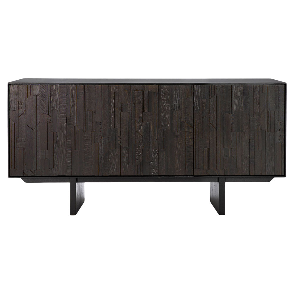 Teak Mosaic Sideboard - 3 Doors