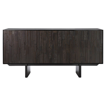 Teak Mosaic Sideboard - 3 Doors