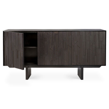 Teak Mosaic Sideboard - 3 Doors
