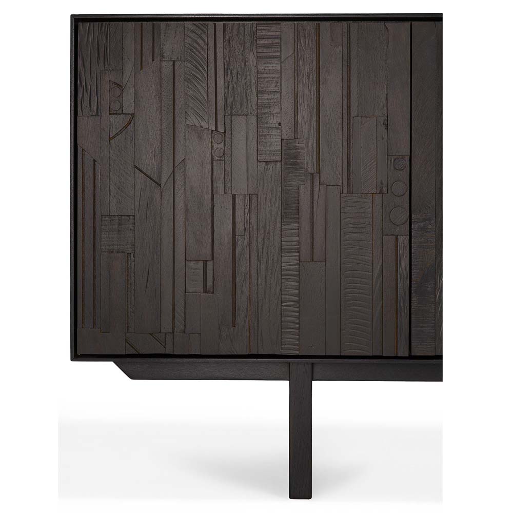 Teak Mosaic Sideboard - 3 Doors