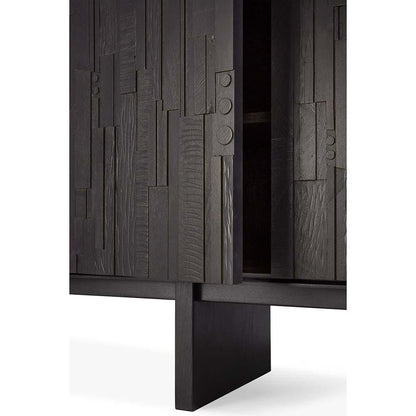 Teak Mosaic Sideboard - 3 Doors